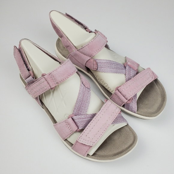 Earth Origins Savoy Slade Sandals Mauve Size 7M - Picture 2 of 11